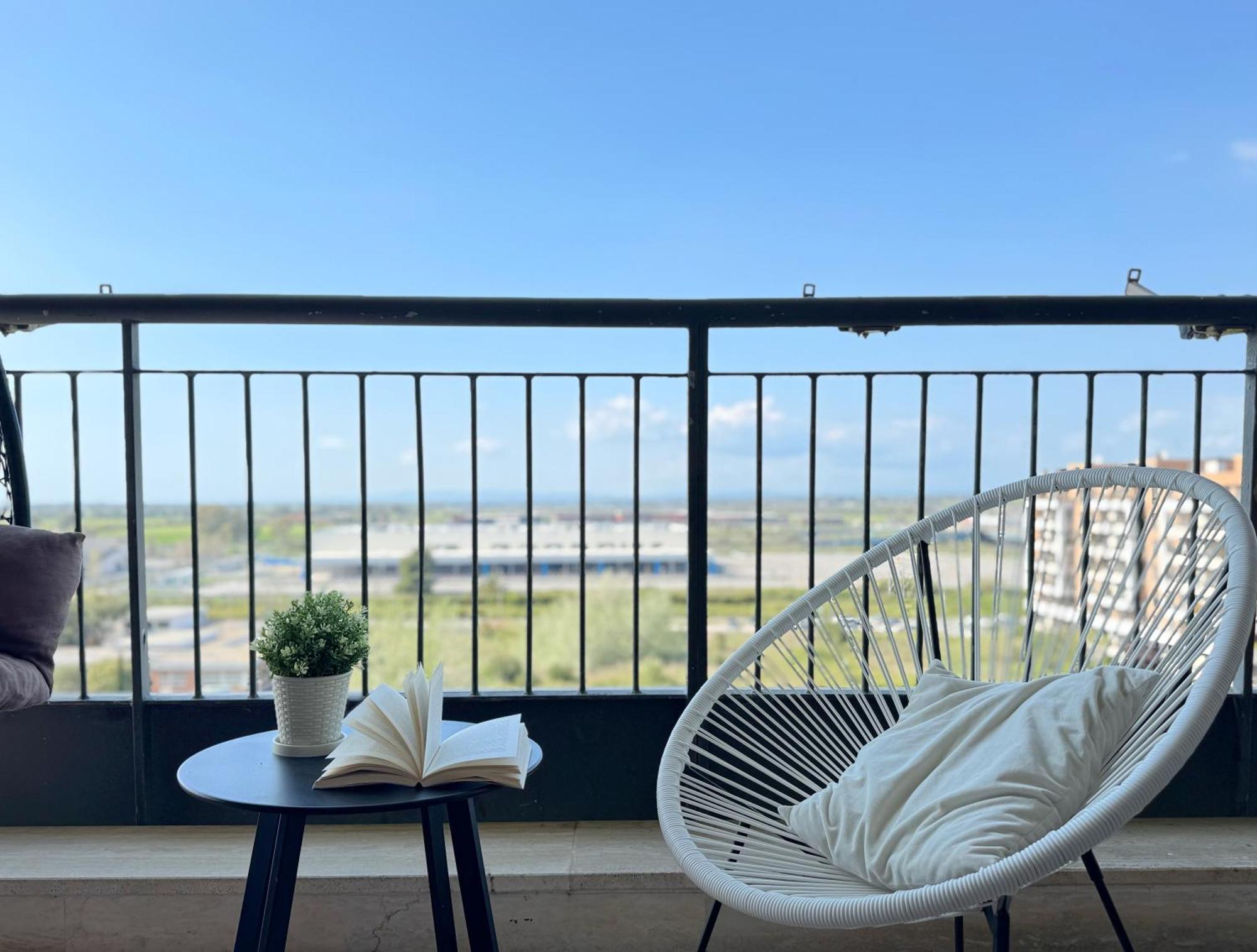 Sunset Escape Apartment - Panoramic Terrace Фьюмичино Экстерьер фото